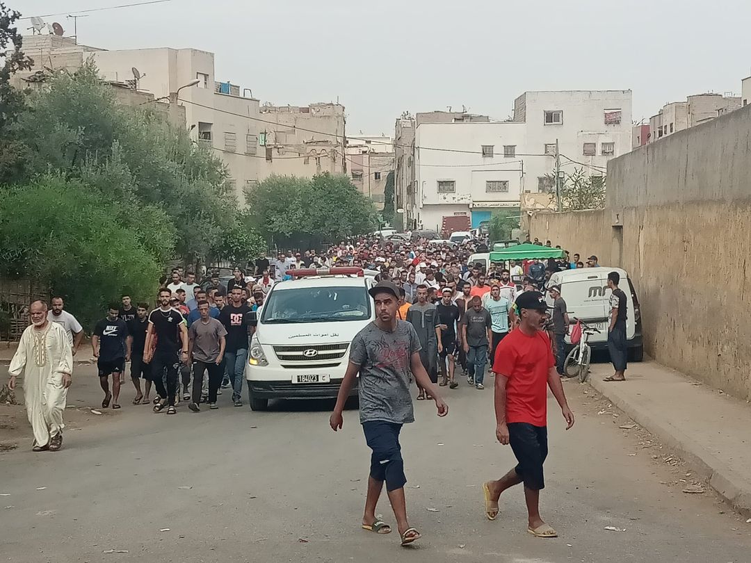 جنازة مهيبة لفاعل جمعوي بمقاطعة زواغة بفاس