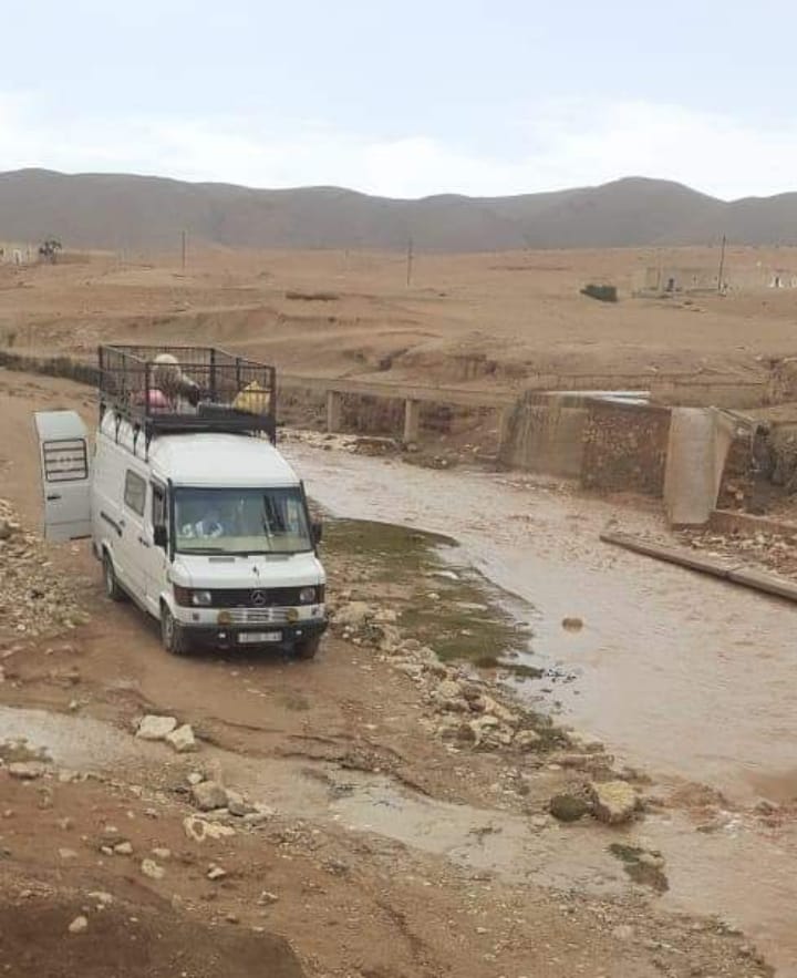 إنهيار قنطرة ببولمان يضع عشر دواوير في عزلة
