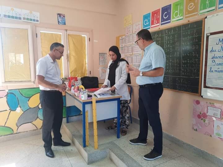 الزواق يقوم بزيارات ميدانية للمدارس بالمجال القروي بتاونات