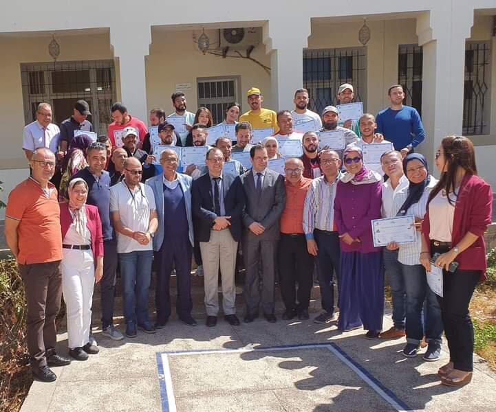 إختتام الدورة التكوينية لمدربي السباحة المستوى الاول( مدرسة السباحة) بفاس