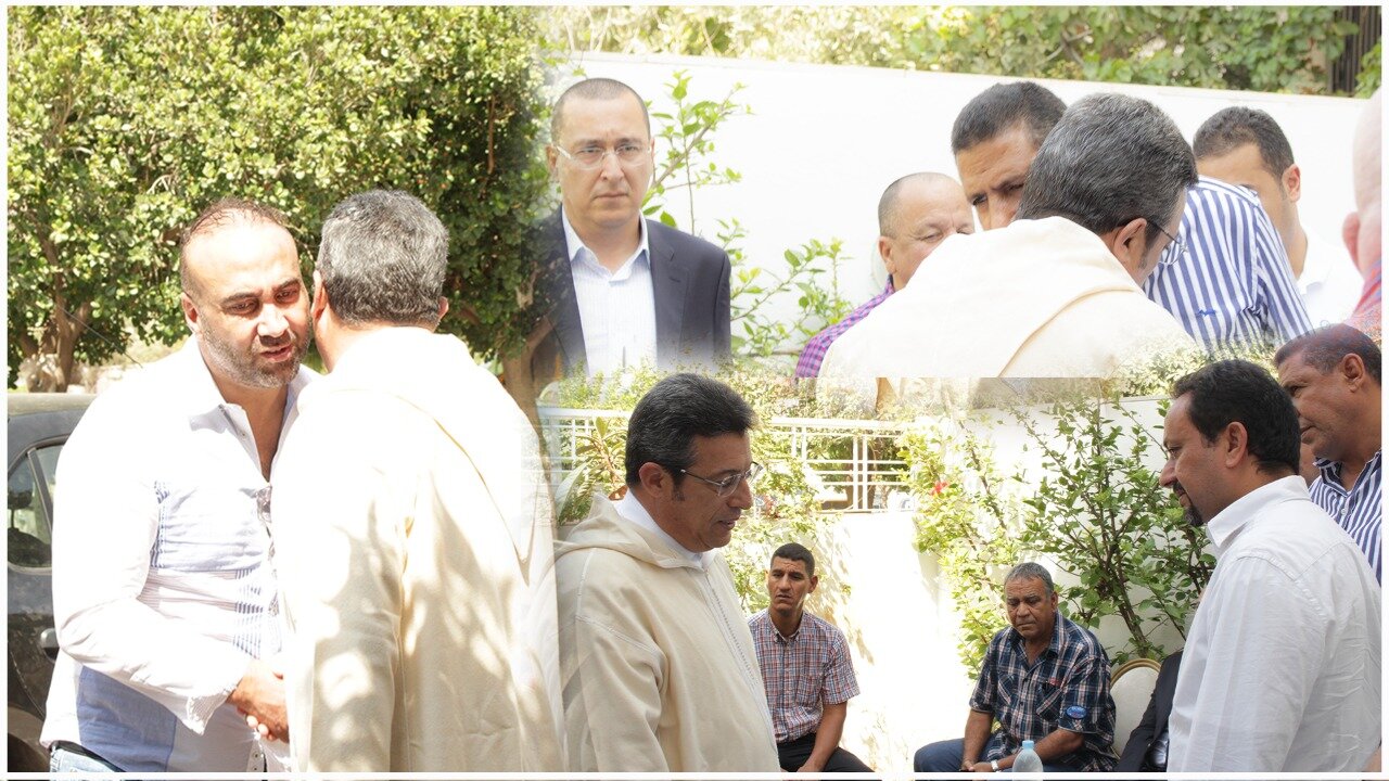 وفد من الأحرار يعزي العمدة البقالي في وفاة والدة زوجته