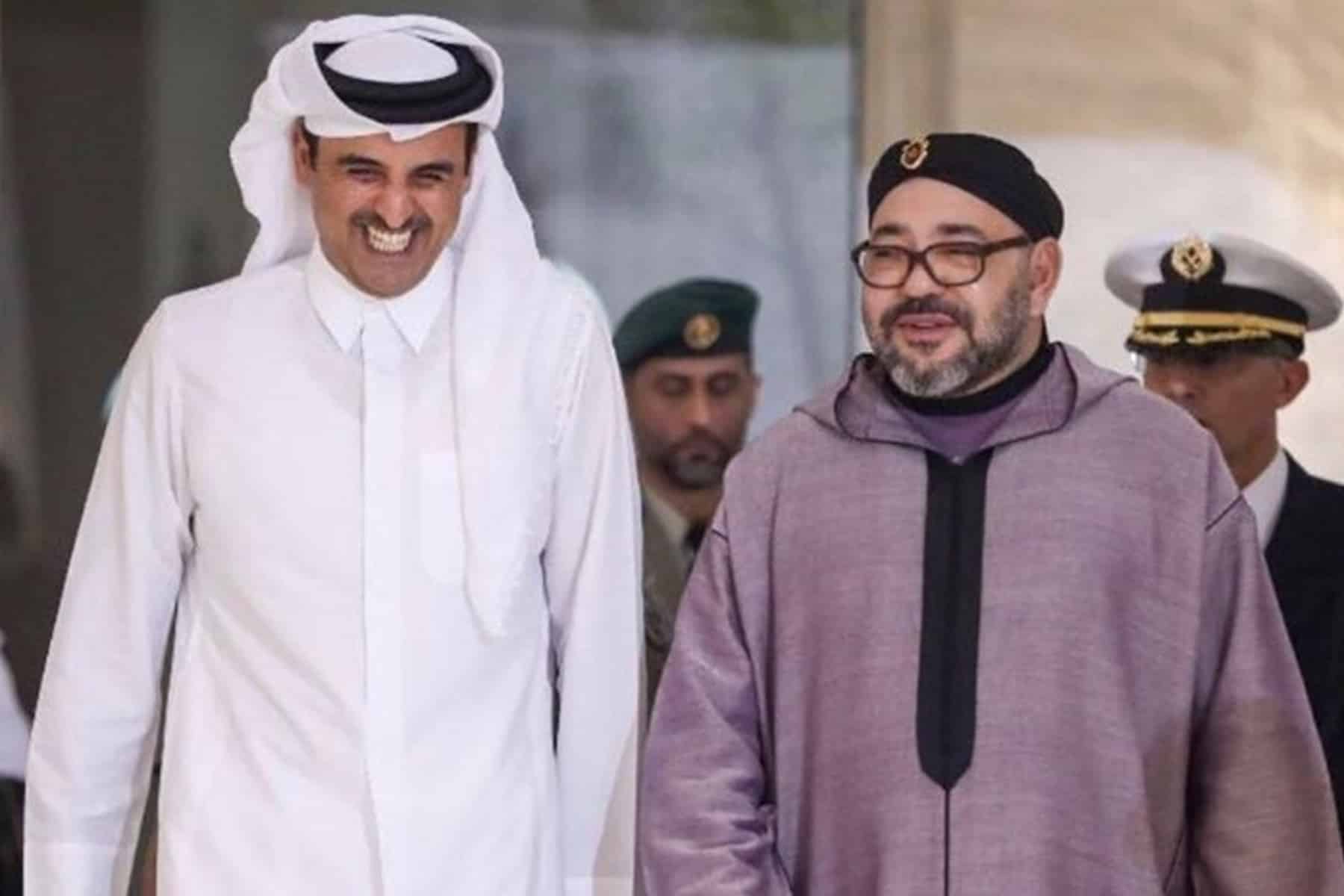 الملك محمد السادس يهنىء أمير قطر على حسن تنظيم كأس العالم