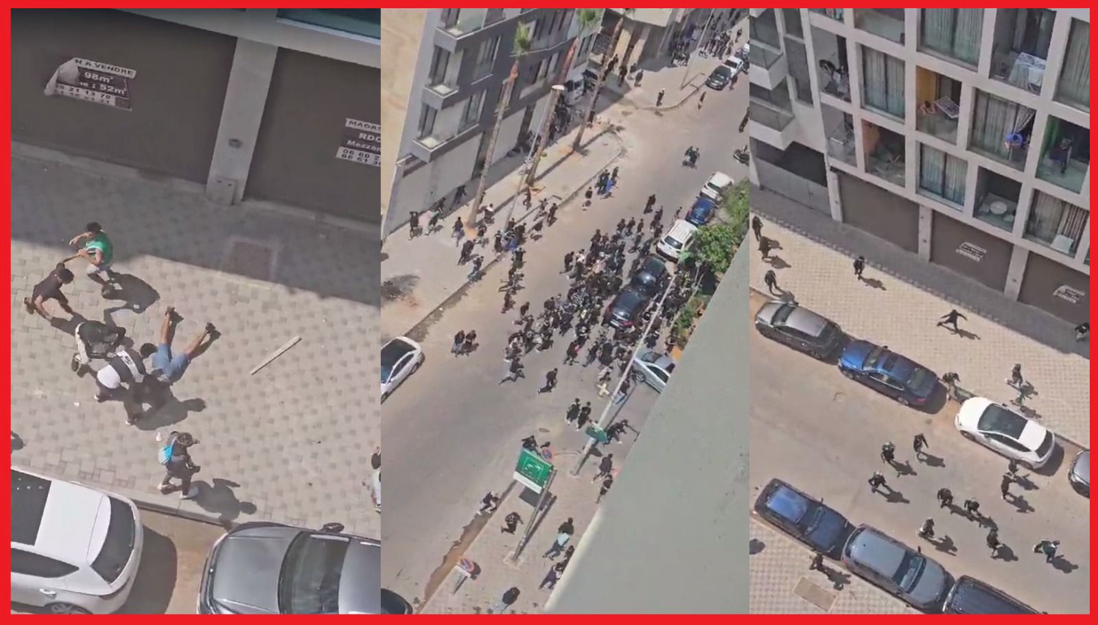 حرب شوارع بين فصائل مشجين للرجاء البيضاوي والأمن يدخل على الخط