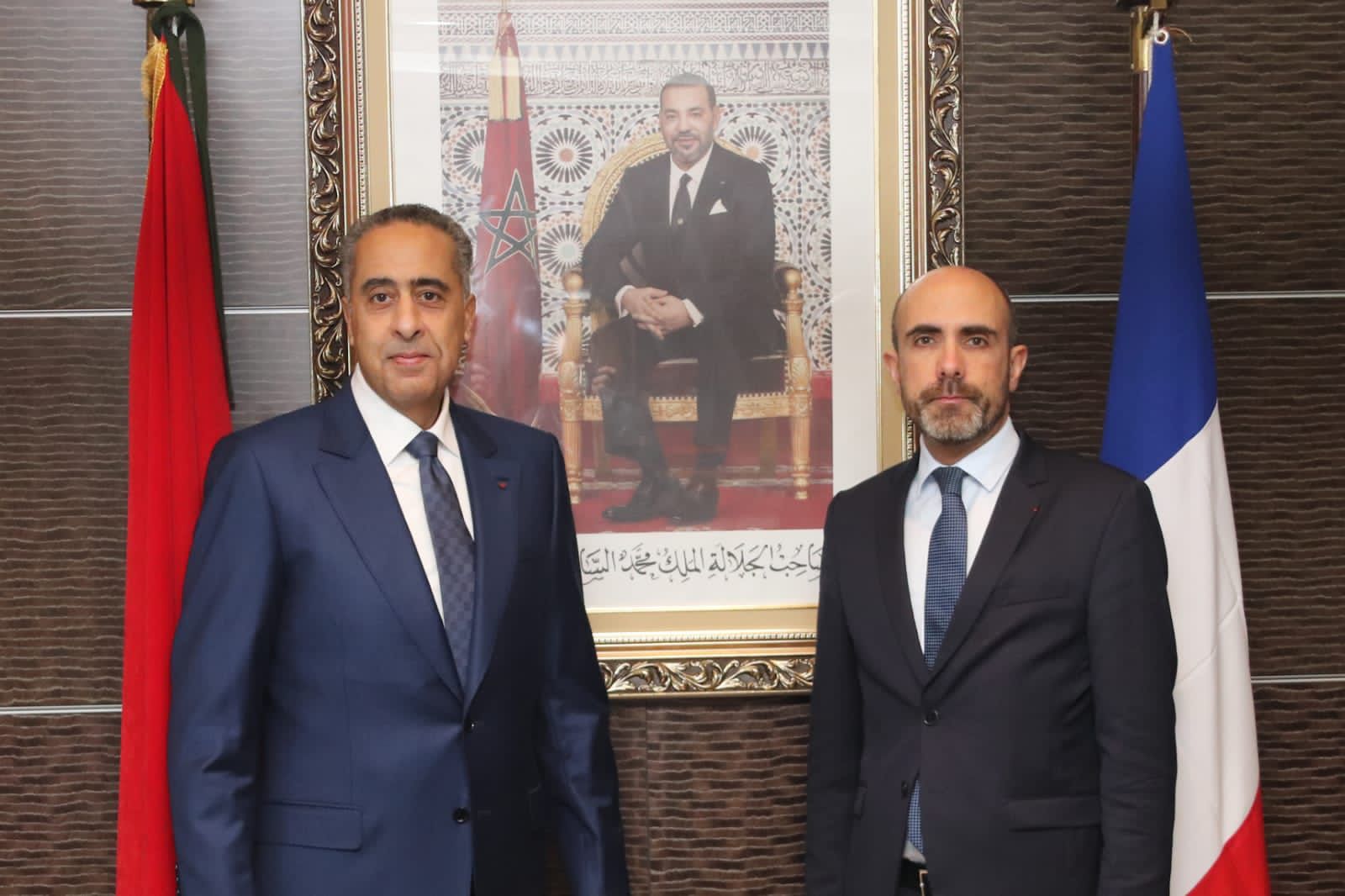 الحموشي يستقبل المدير العام للأمن الداخلي الفرنسي والتعاون الاستخباراتي يتصدر نقاشاتهما