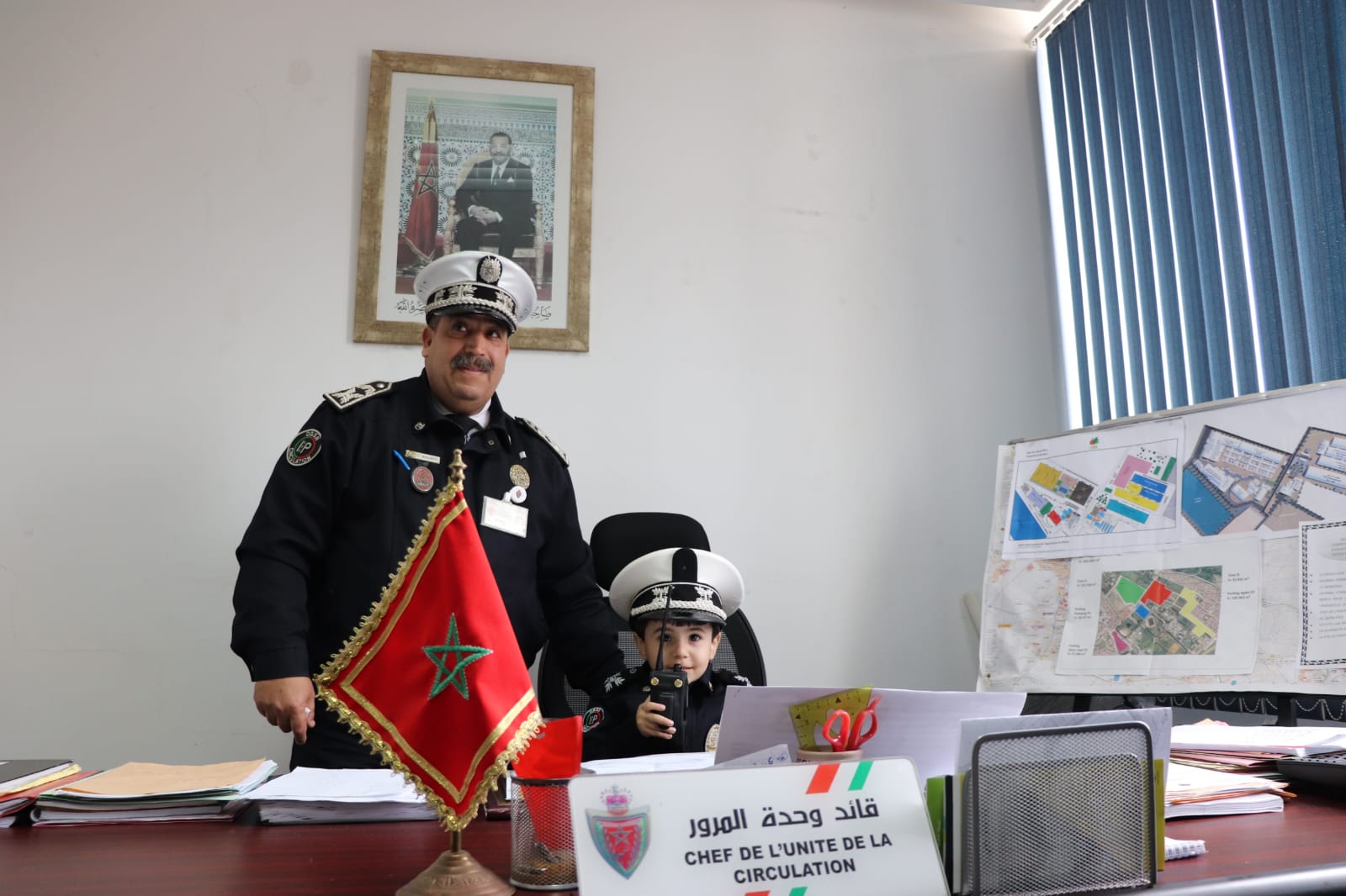ولاية أمن مكناس  تحتفي بالطفل “عدنان “