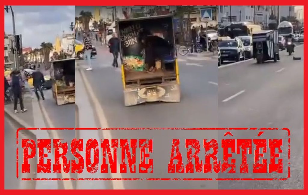 توقيف سائق “تريبورتر” متهور ظهر في مقطع فيديو يحاول  دهس شرطي وسط الدار البيضاء
