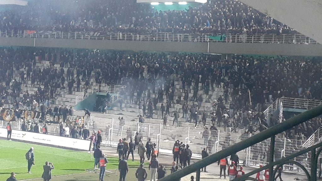الشغب الرياضي يورط 15 من مشجعي الجيش الملكي