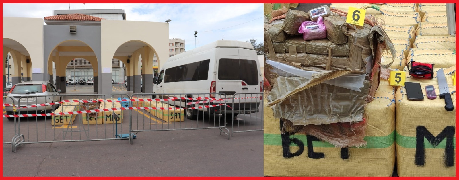 إحباط محاولة تهريب 3 أطنان من الحشيش بطريق الدار البيضاء