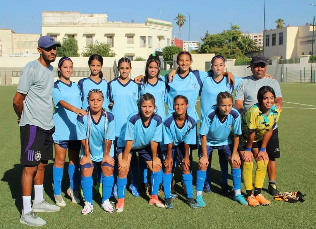 فريق أولمبيك المرينيين U15 بطلا  لعصبة فاس مكناس  لكرة القدم  النسوية
