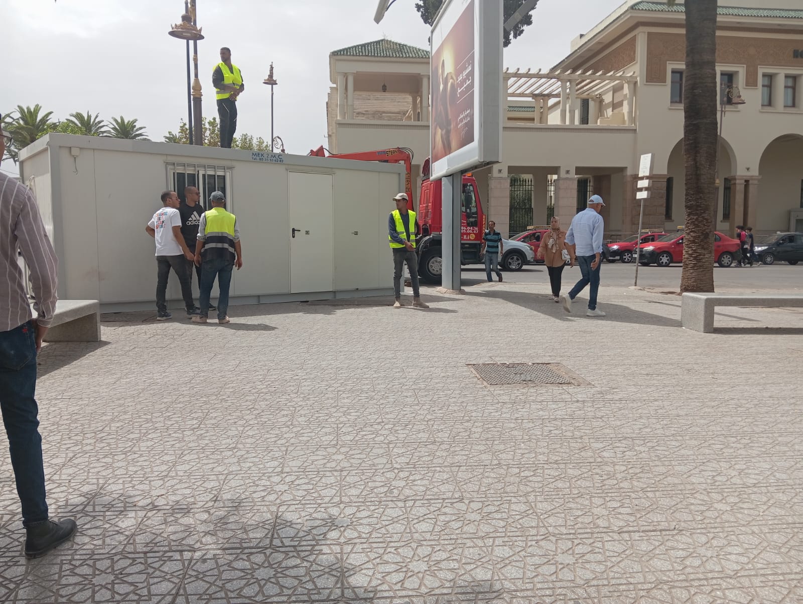 أشغال تهيئة ساحة فلورانس تنطلق