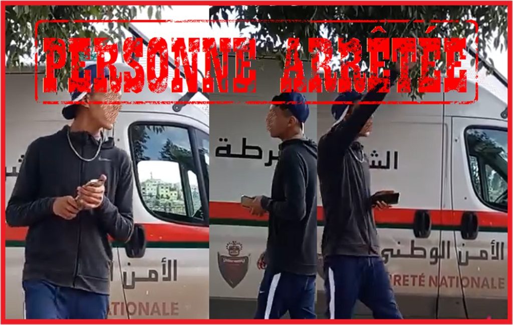 توقيف عشريني بفاس ظهر في مقطع فيديو يوجه عبارات مسيئة للأمن الوطني بجانب “صطافيط”