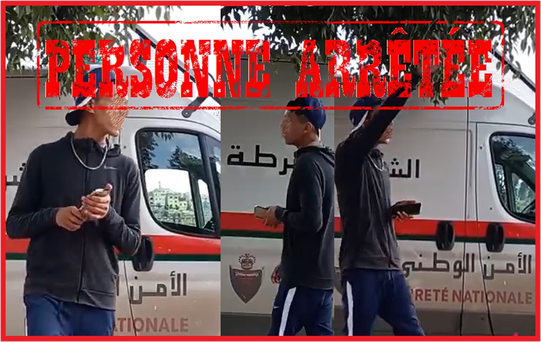 توقيف عشريني بفاس ظهر في مقطع فيديو يوجه عبارات مسيئة للأمن الوطني بجانب “صطافيط”
