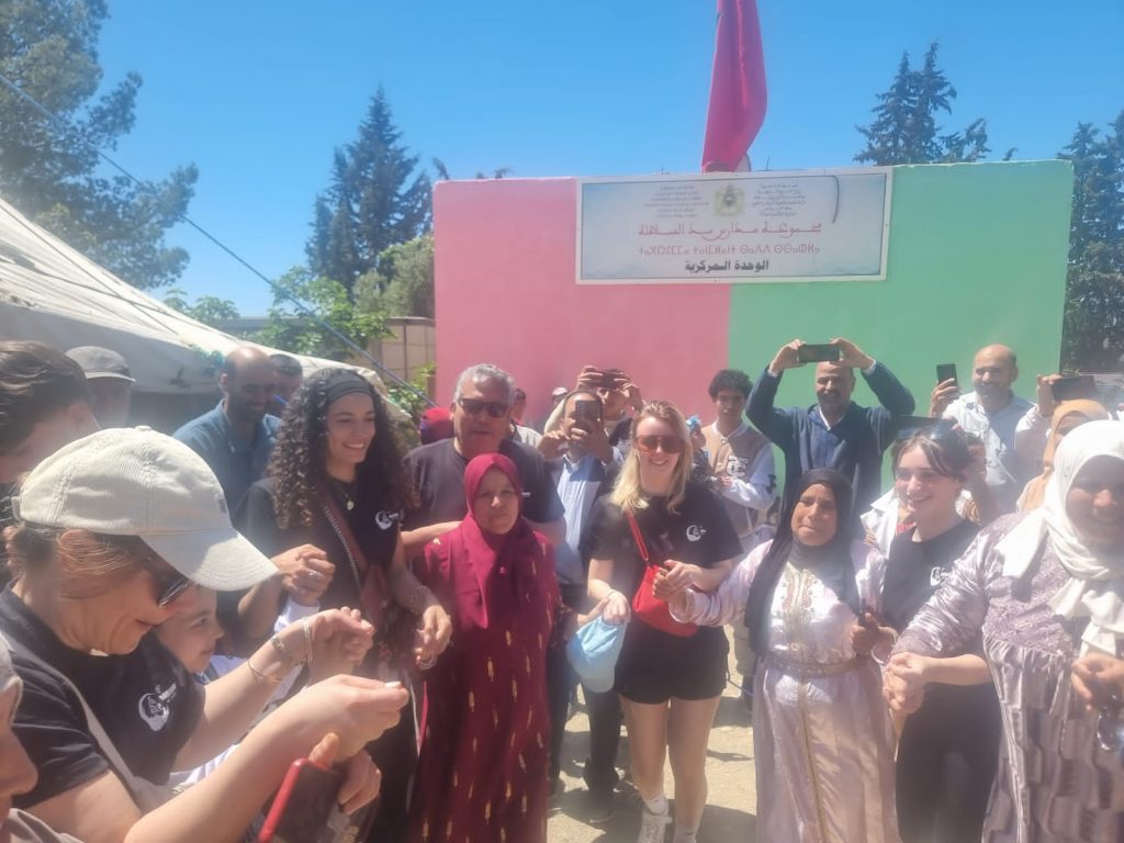 جمعية متيوة للبيئة والتنمية المستدامة تنظم نشاطاً نوعياً  بحضور طلبة فرنسيين