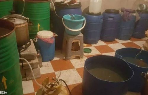 الدرك الملكي بأولاد الطيب يداهم معملا سريا لتقطير “ماء الحياة” ويحجز 840 لترا